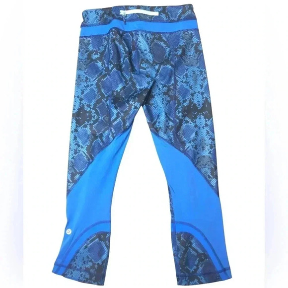 Lululemon Run Inspire Crop II (Mesh) Mini Ziggy Snake - Picture 3 of 9